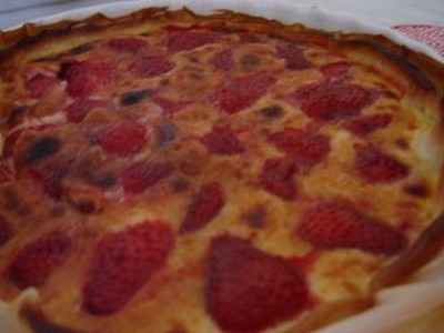 Ma tarte (italienne) aux fraises - Photo par elisabn4