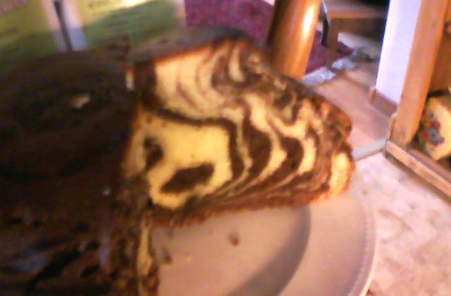 Zebra cake à la vanilline - vogtli