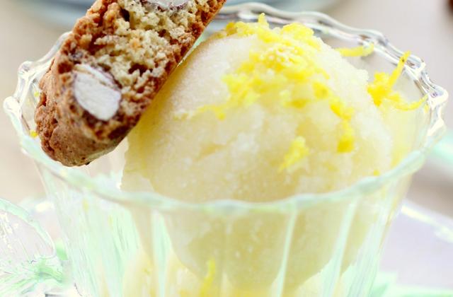 Sorbet à la poire et au Limoncello - Photo par De vous à moi...