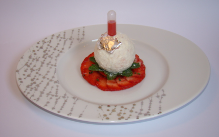 Gariguettes, vanille et menthe fraîche comme un Eton Mess - Photo par Sandrine Baumann