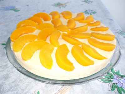 Gâteau aux fruits au sirop - Photo par desmetp