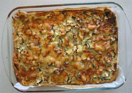 Gratin de courgettes aux lardons - Photo par Mgr Franz