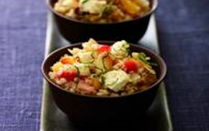 Quinoa fruité au Chabichou du Poitou - Photo par Fromages de Chèvre