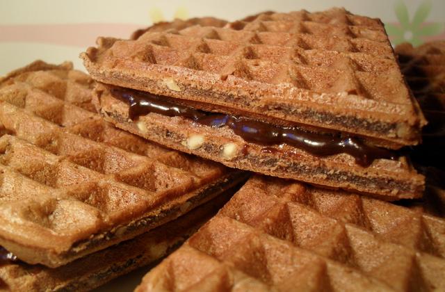 Gaufres chococahuètes - Photo par Magloo
