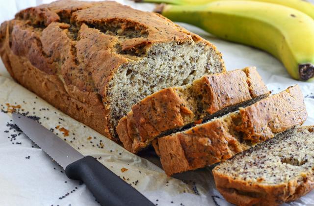 Banana bread aux graines de pavot - Photo par 750g