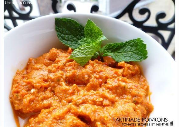 Poivronnade à la menthe et tomates séchées - Photo par aurorewn