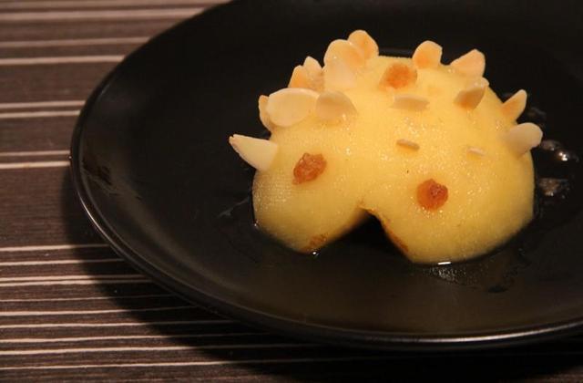 Pomme hérisson aux amandes - Photo par dimitrEX
