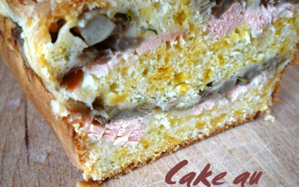 Cake au saumon, fenouil et mimolette - Photo par Anaïck