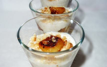 Verrines aux pommes et fromage blanc - Photo par les gourmandises de chloe