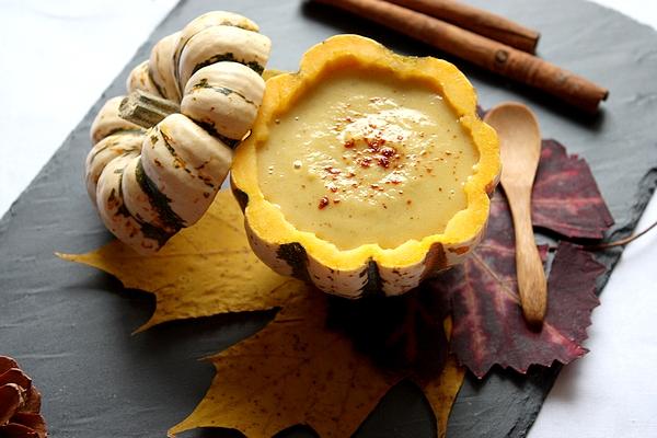 Velouté de patidou au morbier - Photo par Gourmandiseuse