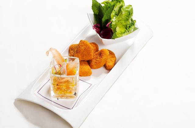 Nuggets de poulet, salsa de tomate et mangue au poivre de sechouan - Photo par Iglo