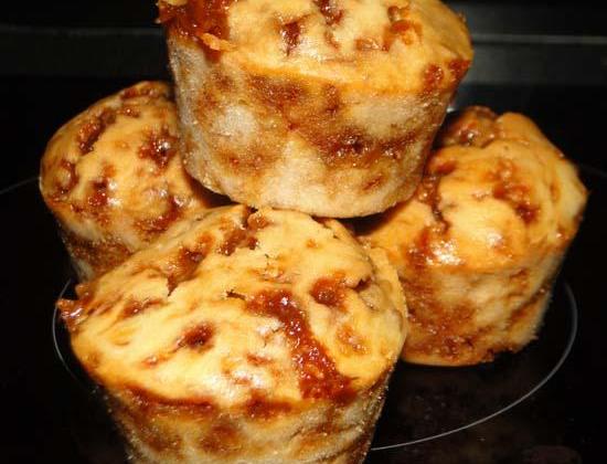 Muffins au caramel, au beurre salé et cœur michoko - matguerault7