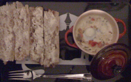 Oeufs de caille cocotte à l'espagnol - Photo par coulhon