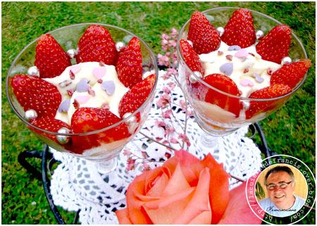 Tiramisu aux fraises et pépites de chocolat - Photo par francis51