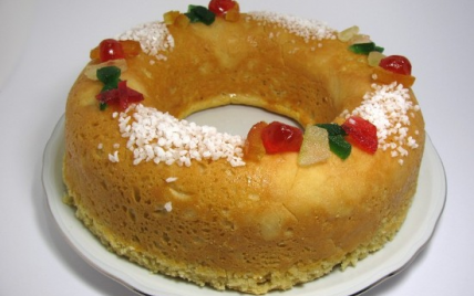 Recette sans gluten : Brioche des rois - Photo par lafaimdesdelices