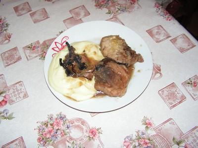 Blanquette de dinde aux champignons des bois - Photo par kekeli
