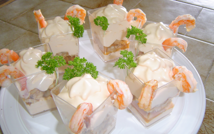 Mousses poisson crevettes - Photo par mamiesosso
