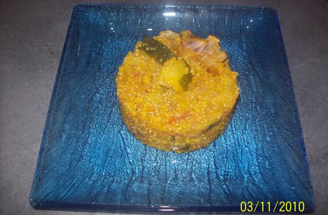 Timbale de Quinoa aux légumes façon risotto - Photo par dalyz