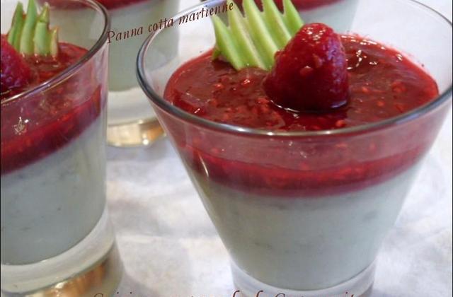 Panna cotta martienne - Photo par Carmen