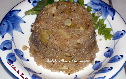 Timbale de quinoa aux courgettes - Photo par Loulaoups