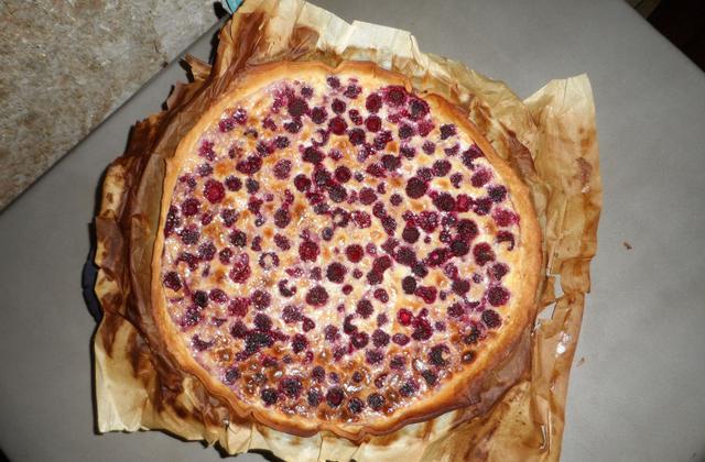 Tarte mascarpone et framboises - Photo par LUMEGOURMANDE