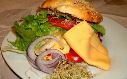 Pain hamburger maison - Photo par agatch