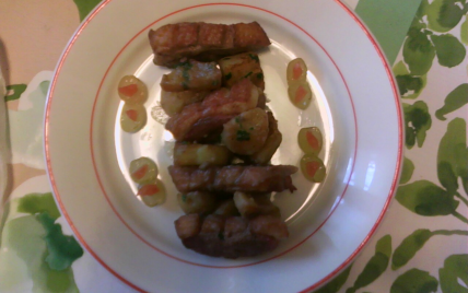 Magret de canard Express sur lit de pommes de terre - Photo par srjeux