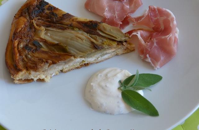 Tarte tatin aux endives et au chèvre - Photo par Carmen