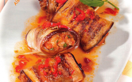 Rouleaux d'aubergines au bœuf haché - Photo par PSCHMITT