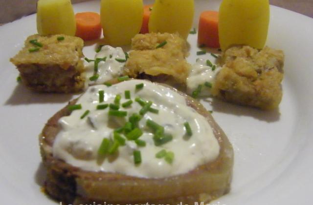 Tête de veau sauce boursingote - Photo par marierechou