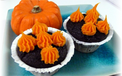 Marbrés choco-potimarron façon cupcakes - Photo par delf745