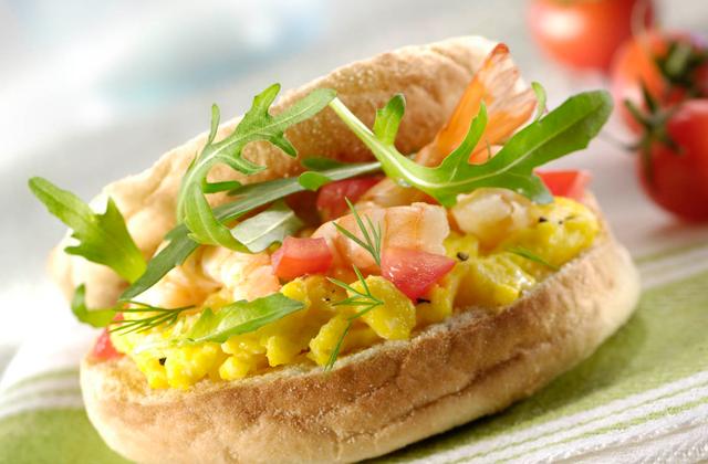 Sandwich aux crevettes - Photo par Amora