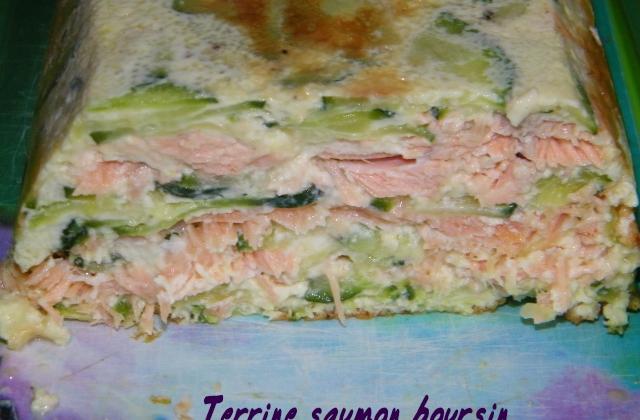 Terrine saumon courgette à la crème de boursin - Photo par cojoca