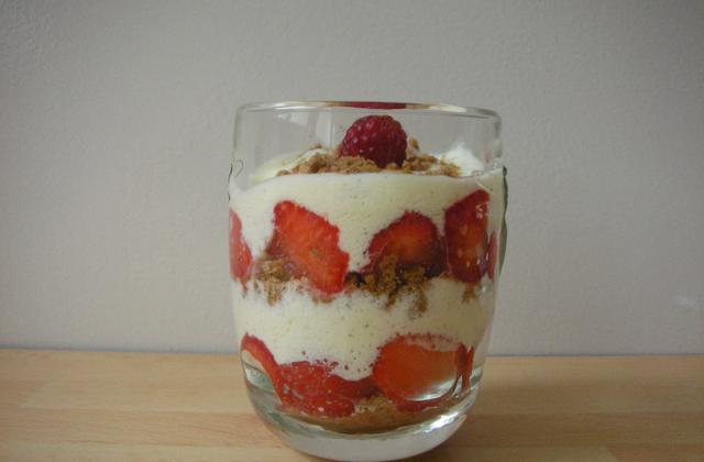 Tiramisu léger fraises spéculos - Photo par domaco20