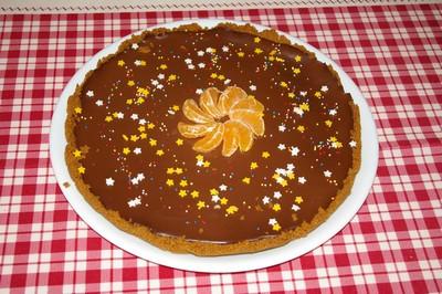Tarte au chocolat économique - Photo par annabeF