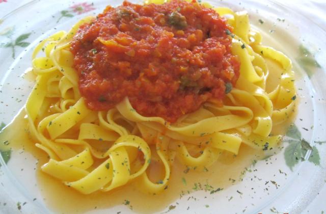 Tagliatelle à la toscana - Photo par Sonia