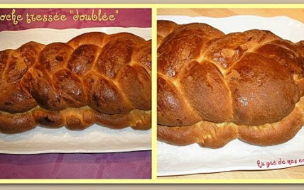Brioche tressée doublée - Photo par Annick