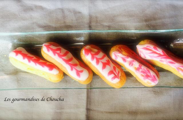 Minis éclairs à la crème pâtissière vanille et rhum - Photo par Les gourmandises de Choucha