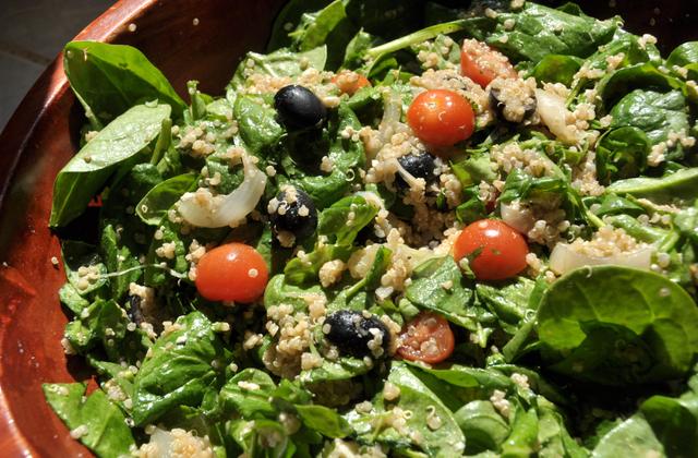 Salade de quinoa et épinards - Photo par bienvenu_chez_lorenza