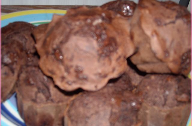 Muffin extra tout chocolat aux pépites de chocolat - serain