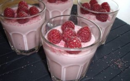 Mousse framboise saveur barbapapa - Photo par aoussa