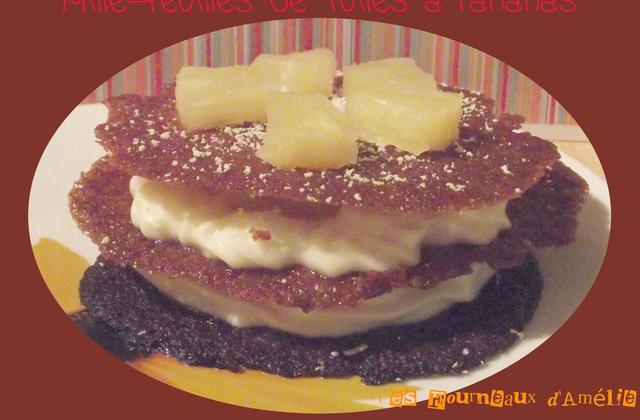 Mille-feuilles de tuile à l'ananas - mimi39