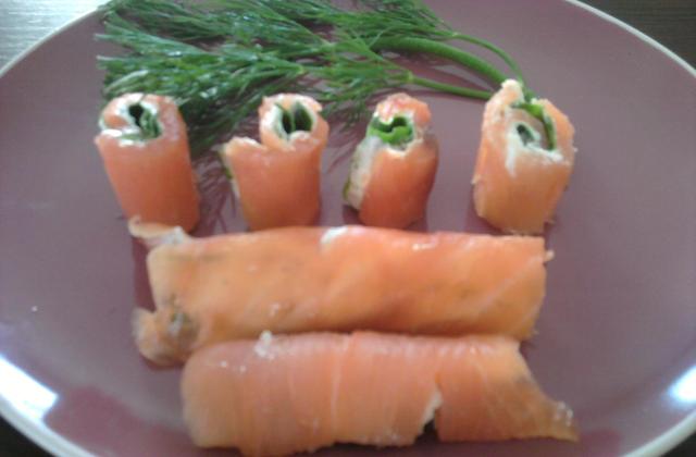 Roulés de saumon au fromage frais - Photo par DE La cuisine PHINE