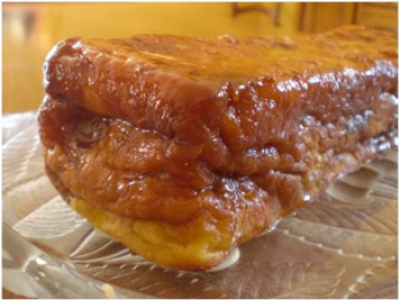 Pudding de brioche au caramel au beurre salé - Photo par juliemk