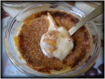 Crème brûlée à la mangue et mascarpone - Photo par Les recettes de patou