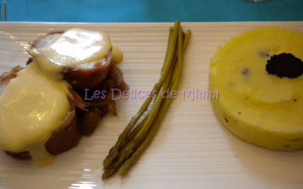 Lotte au jambon Ganda, sabayon au Chablis - Photo par mimm10