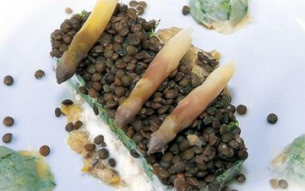 Millefeuille de saumon « les copains » Hommage à Jules Romain né dans mon village : Saint-Julien Chapteuil - La Fourme d'Ambert