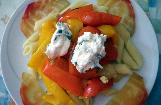 Penne aux poivrons rapides - Photo par banzety