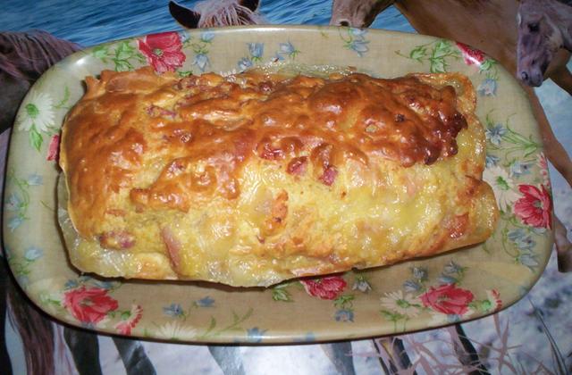 Cake au munster, cumin et aux lardons - Photo par loulouLP