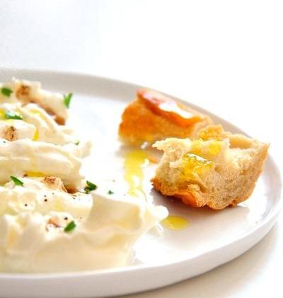 Carpaccio de mozzarella burrata - Photo par mathildee